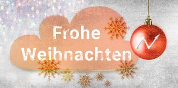 Frohe Weihnachten und alles Gute im neuen Jahr