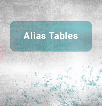 How to setup flexible scenarios with Tables Aliases