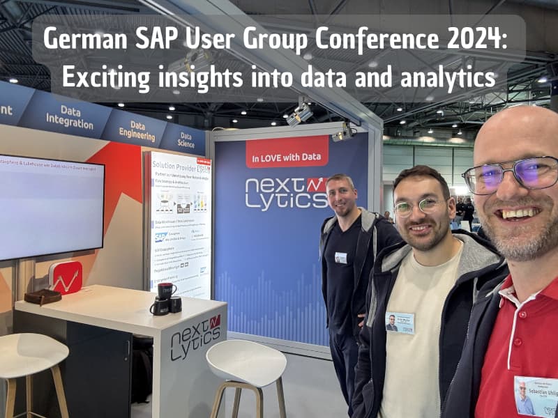 German SAP User Group Conference 2024: Exciting insights into data and analytics