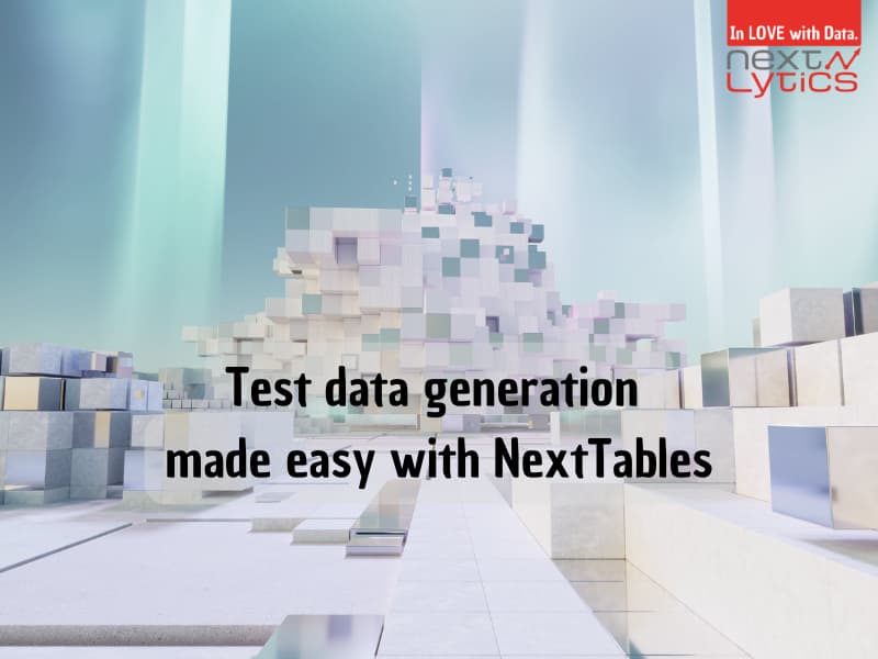 Test data generation made easy with NextTables