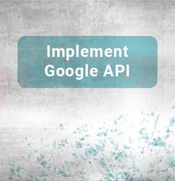 How to implement the Google API in NextTables